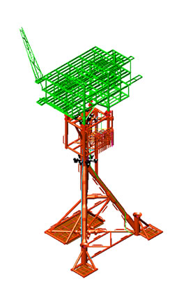 SUJT-C Petronas Carigali Monopod Platform SUJT-C Petronas Carigali Monopod Platform