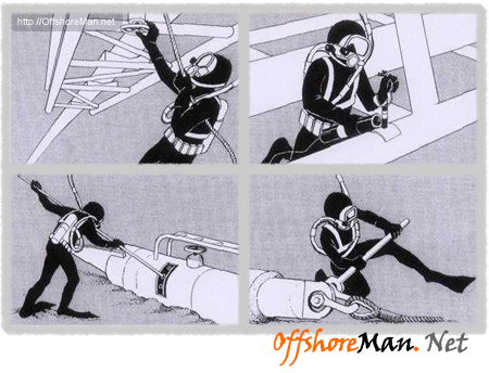 Diver’s Typical Tasks on the Pipelay Barge